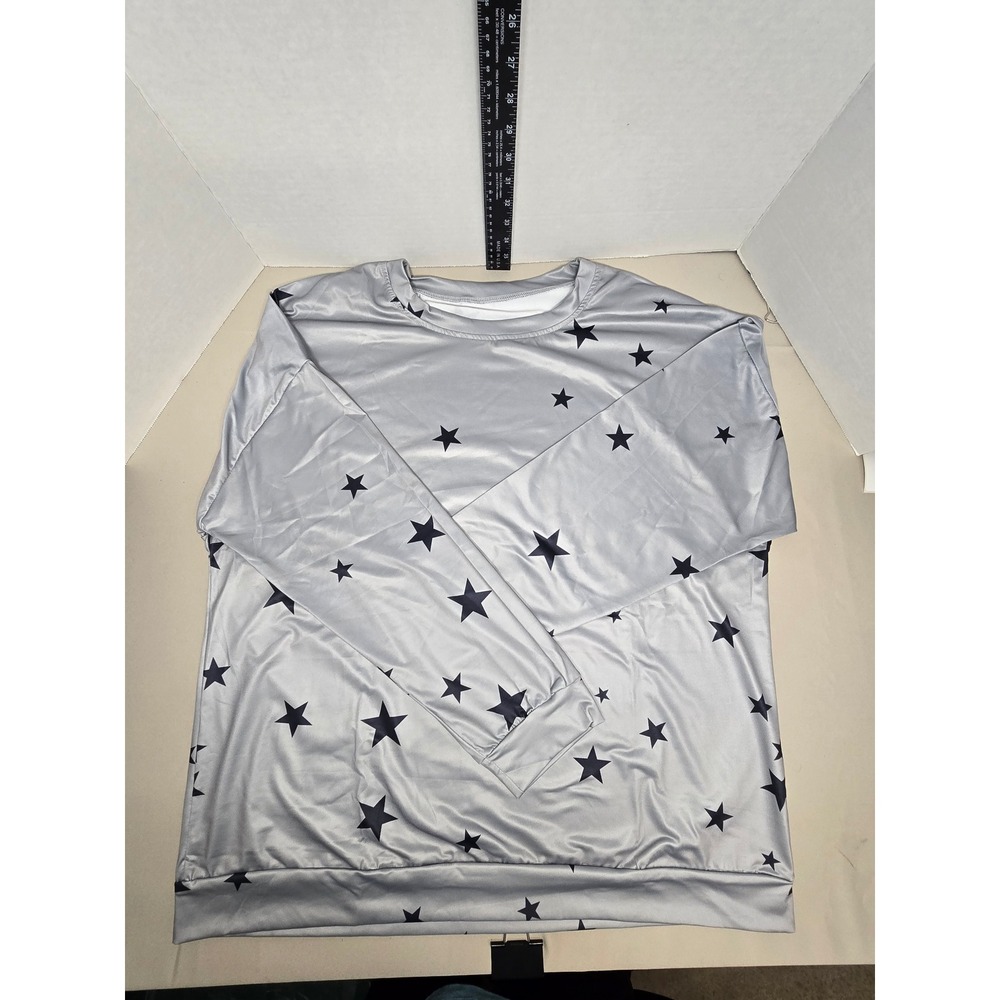 New Women's 3XL Lobg Sleeve Lightweight Pullover Top